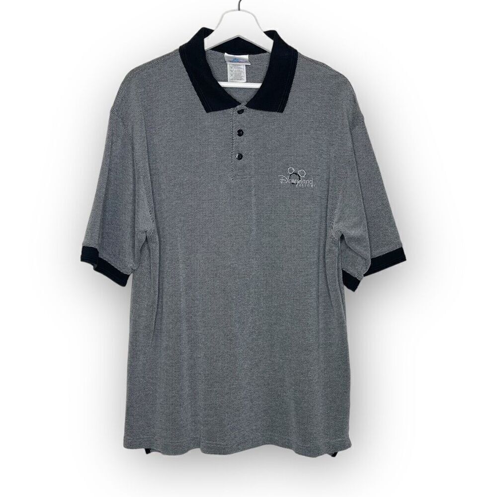 Walt Disney World Disneyland Resort Embroidered Short Sleeve Polo Shirt Men’s XL